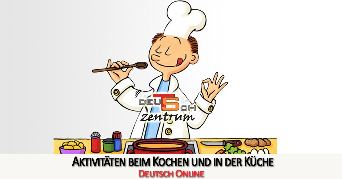 Aktivitäten in der Küche auf Deutsch